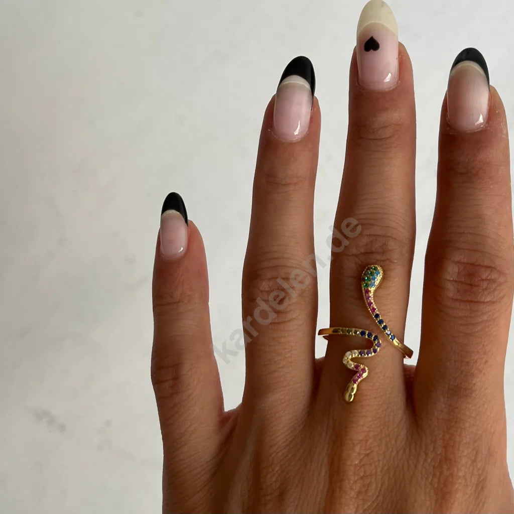 Colorfull Snake Ring (7165570842669)