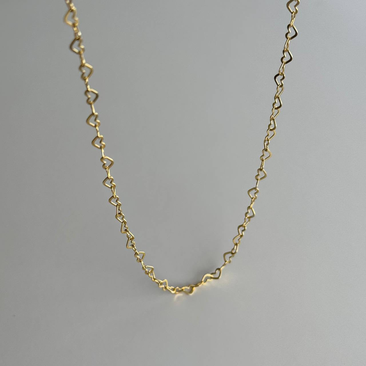 HERZ CHAIN HALSKETTE | 925 SILBER