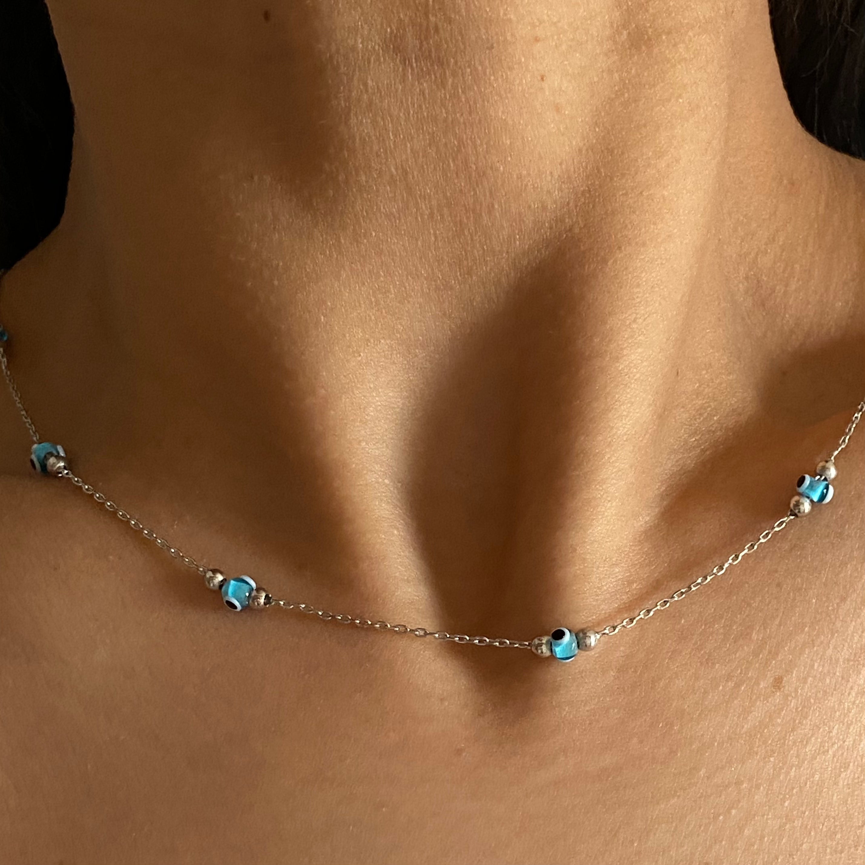 Multi Nazar Halskette (7017621028909)