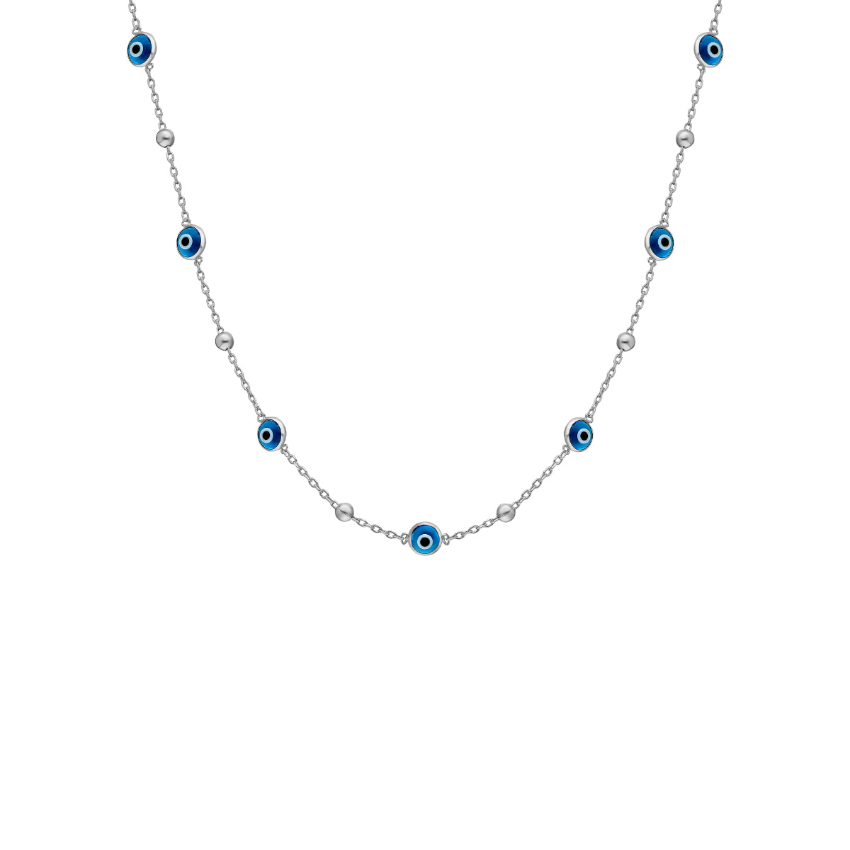 Minimal Multi Nazar Halskette (7060327137325)