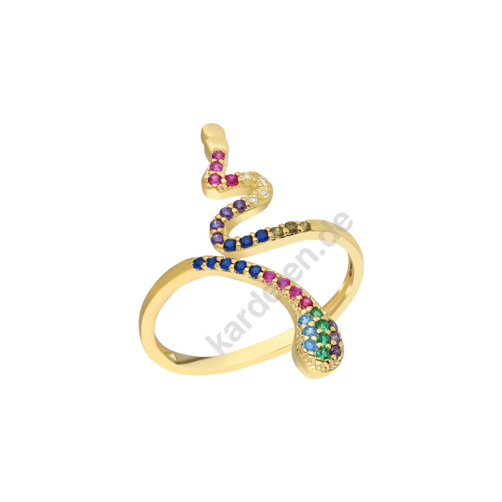 Colorfull Snake Ring (7165570842669)