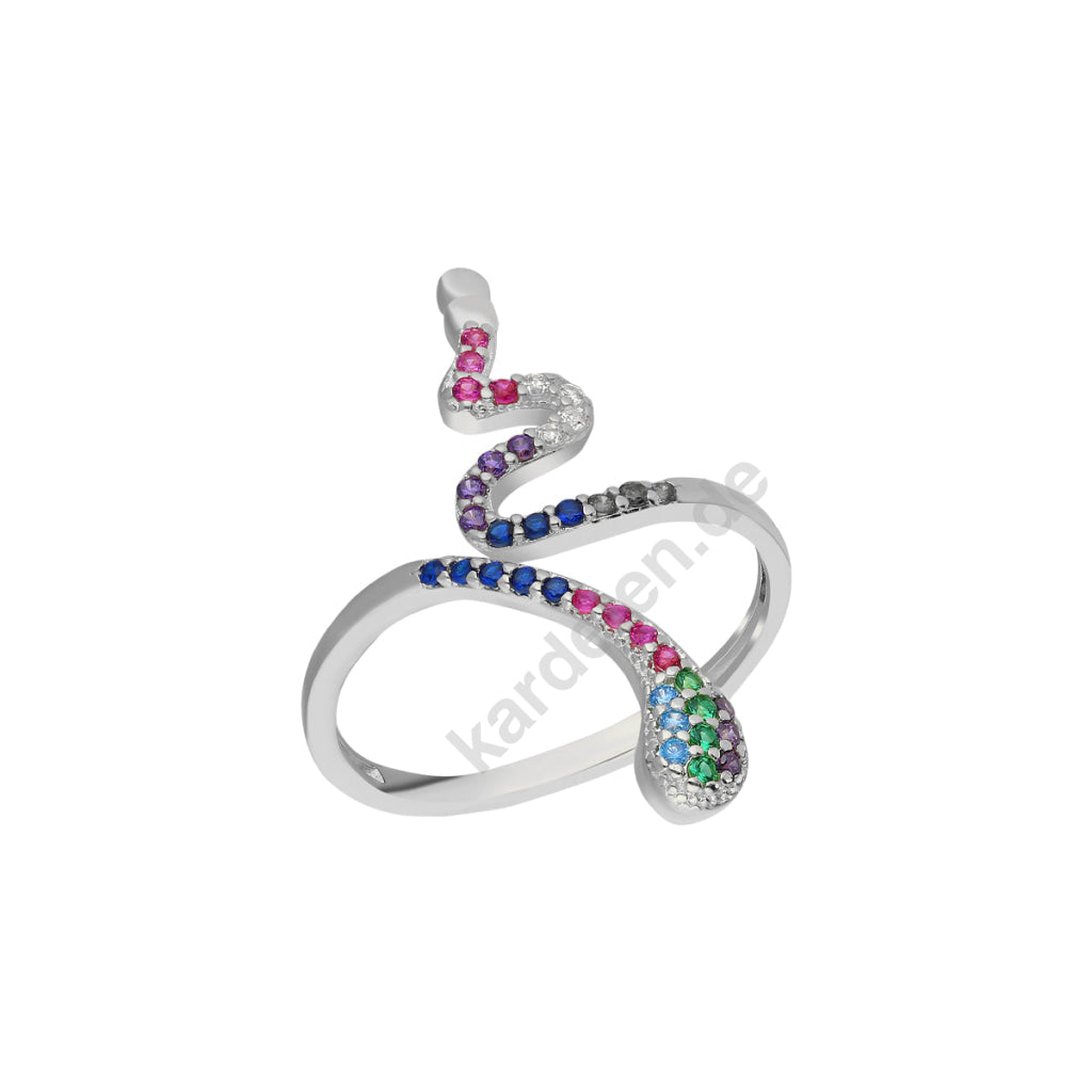 Colorfull Snake Ring (7165570842669)