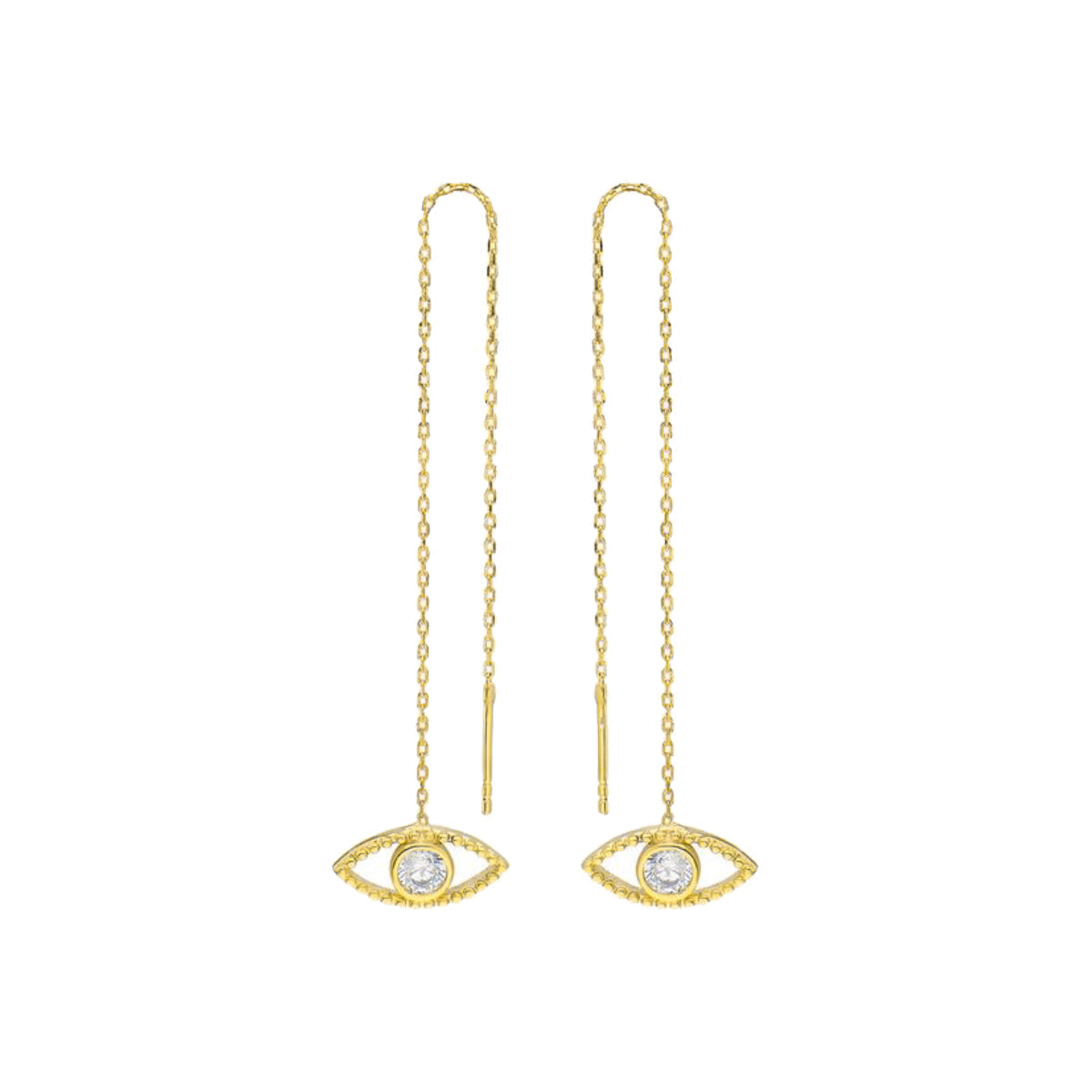 Eye Earring Hängend Ohrring (6994360631341)
