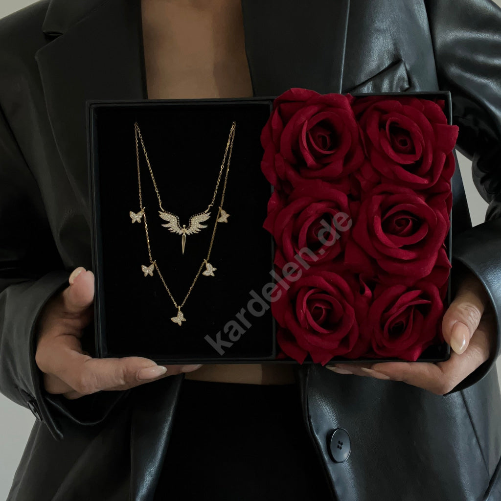 Happiness Set mit Rosenbox (7032479481901)