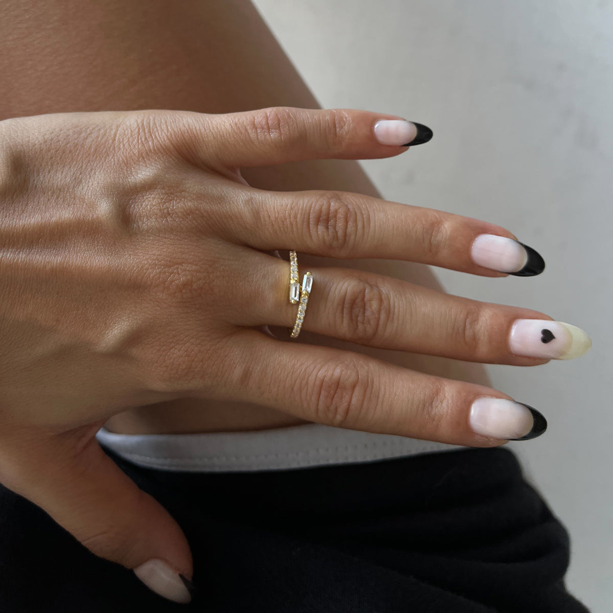 Double Baguette Ring (7151766143021)