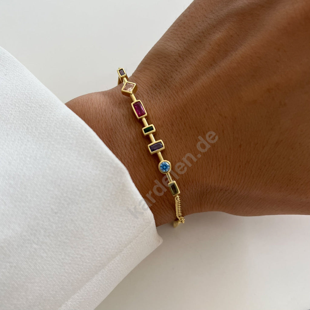 Colorfull Stein Armkette (7153035182125)