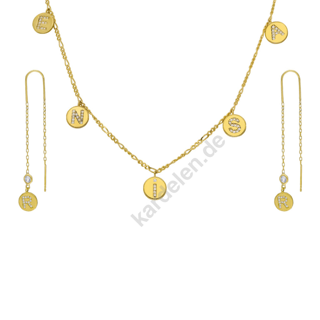Zirkonia Plättchen Set (7035118485549)
