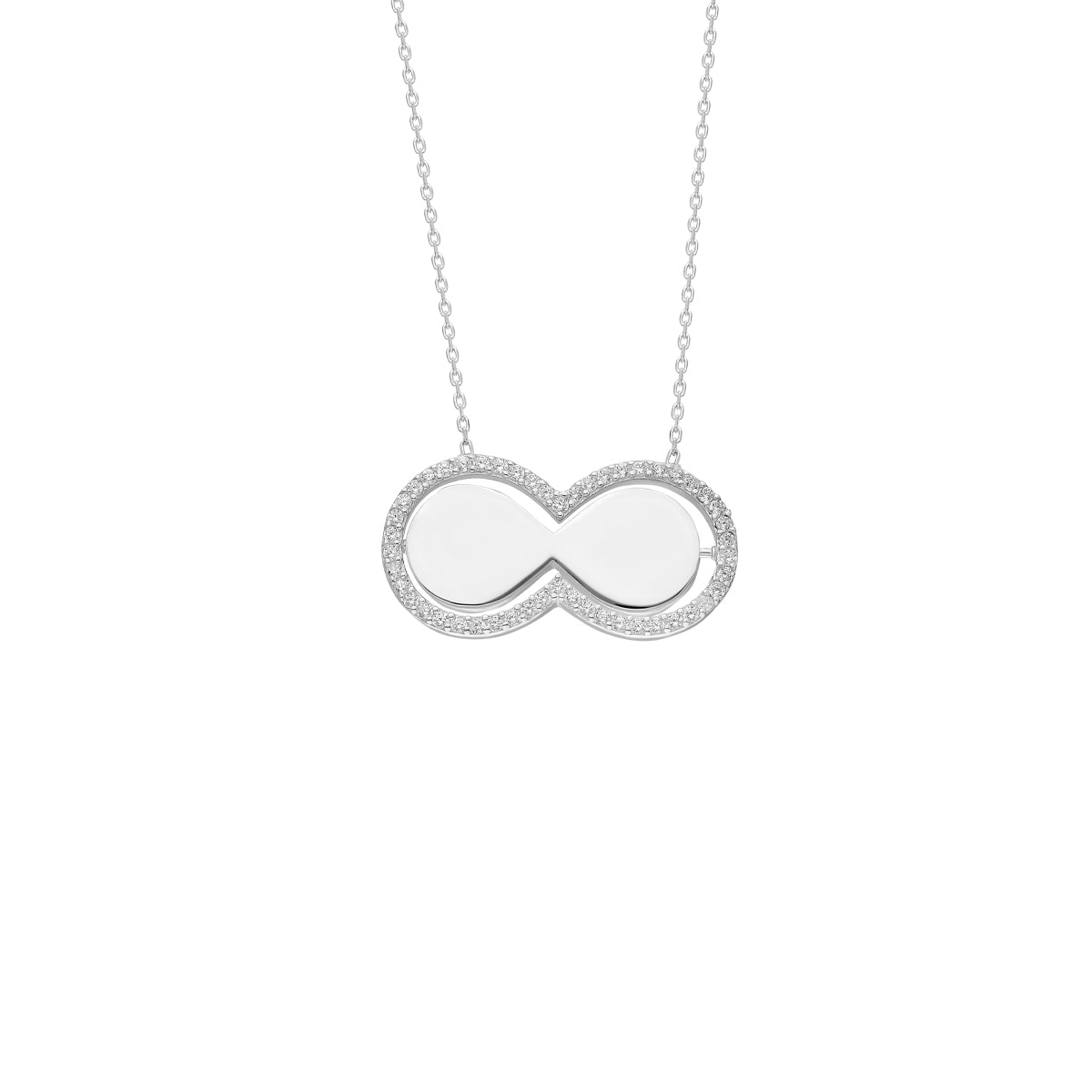 Glänzend Infinite Halskette (7152999202861)