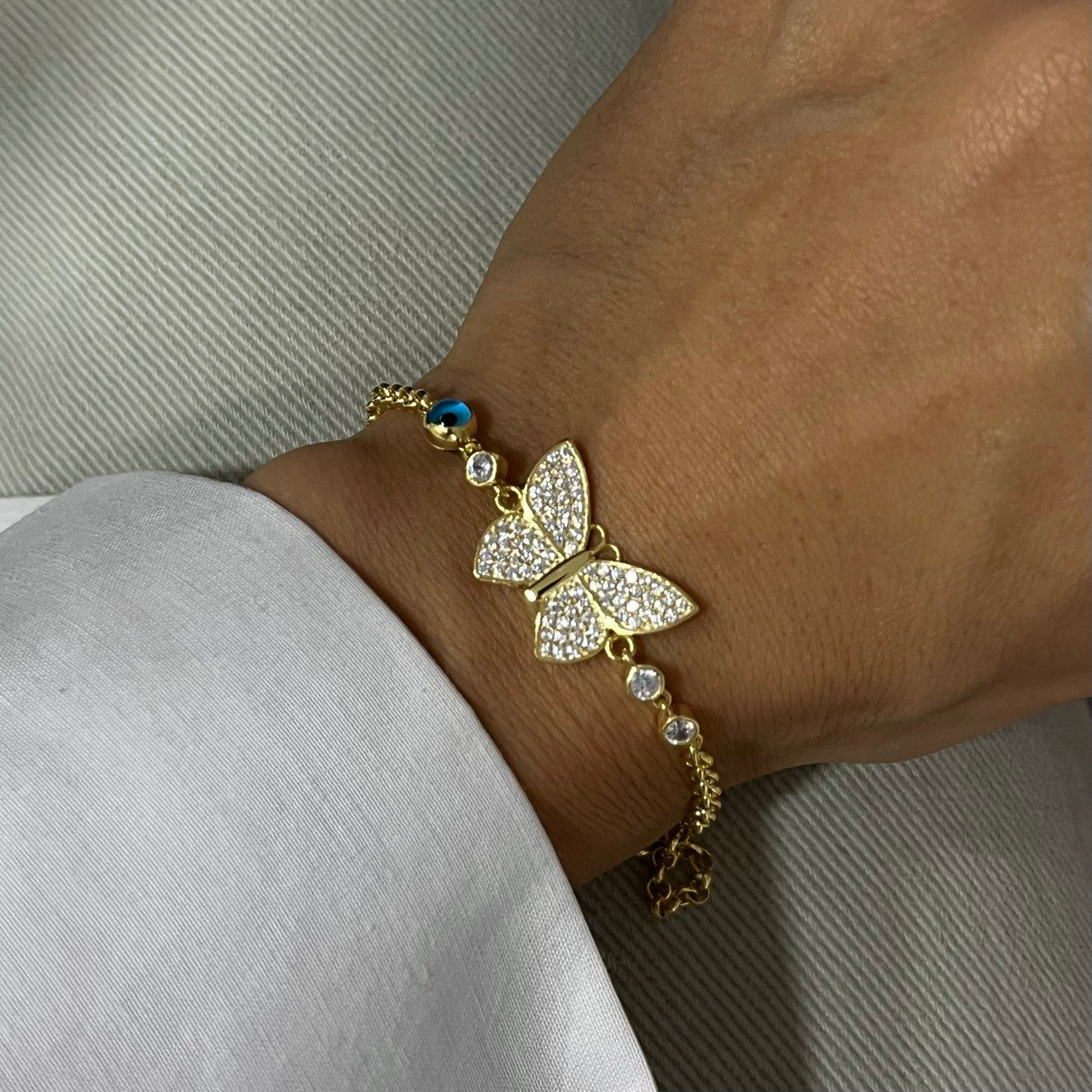 Butterfly Nazar Armkette (7001213960237)