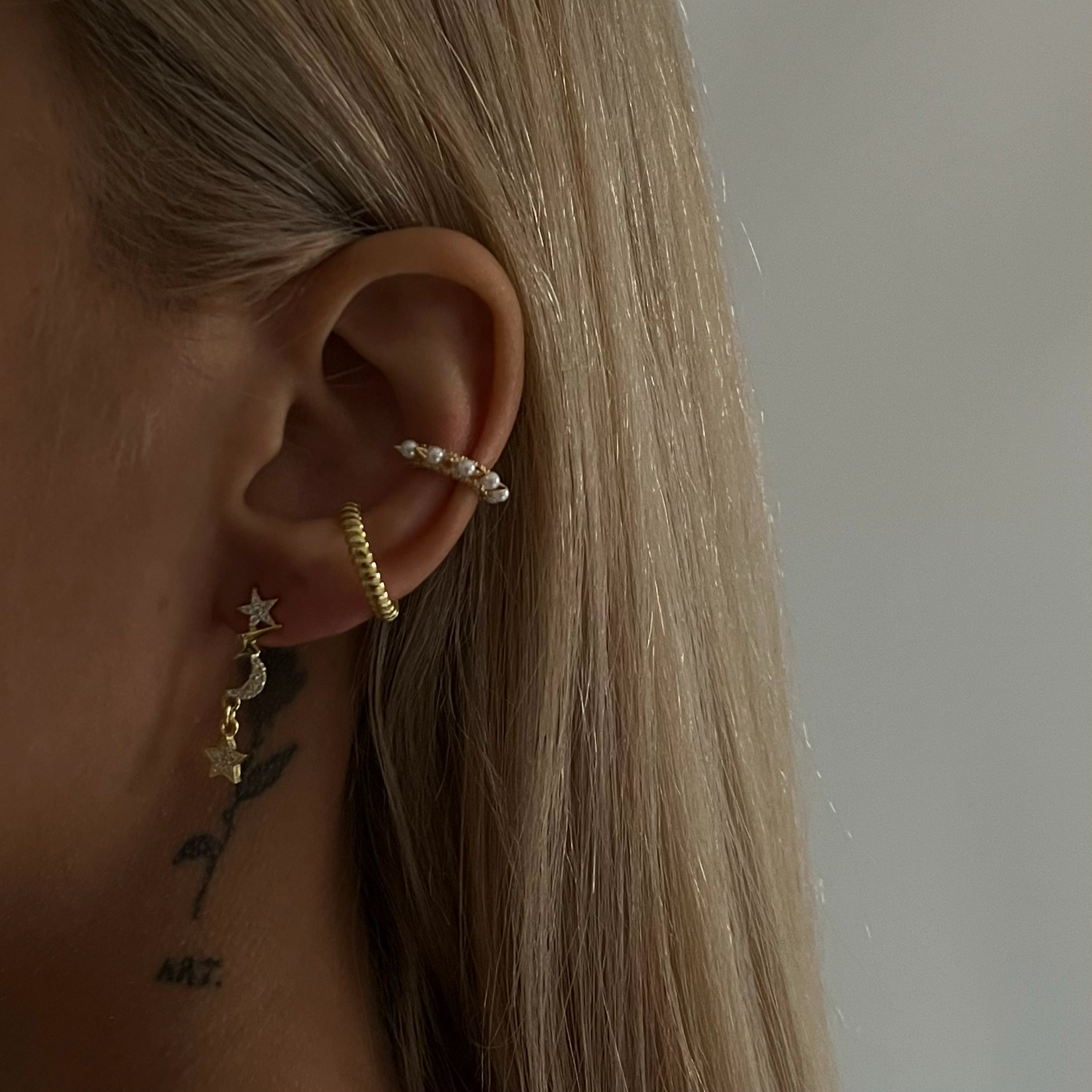 Symbolisierte Ohrringe mit Zirkonia (7042114715693)