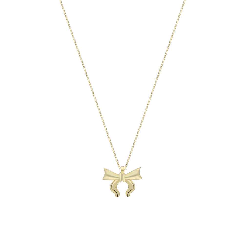 Kardelen SWEET BOW NECKLACE - 925 SILBER