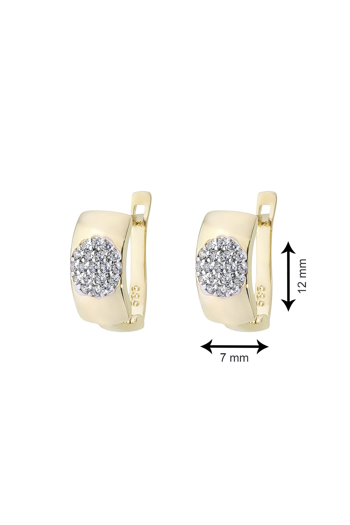 RUNDMUSTER OHRRINGE | 14K GOLD