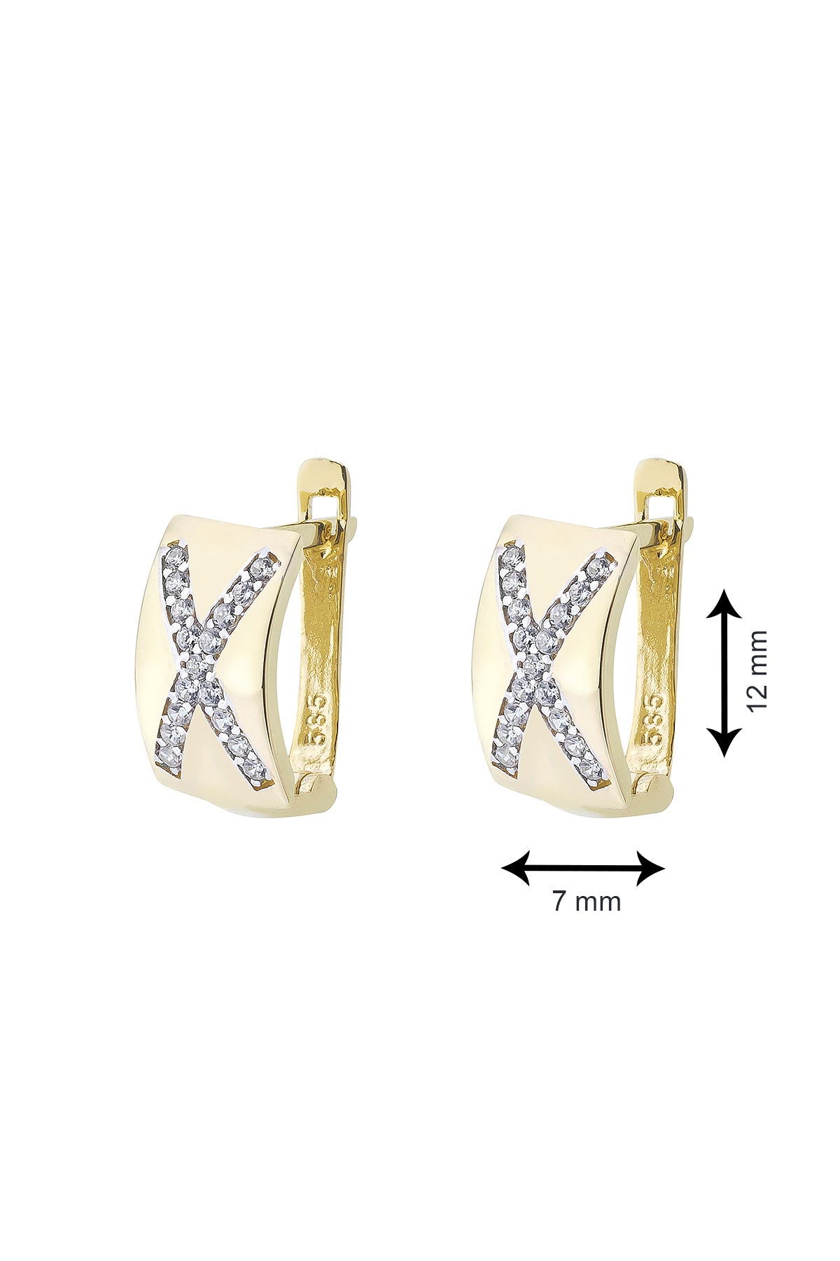 ELEGANT UND STILVOLL OHRRINGE | 14K GOLD