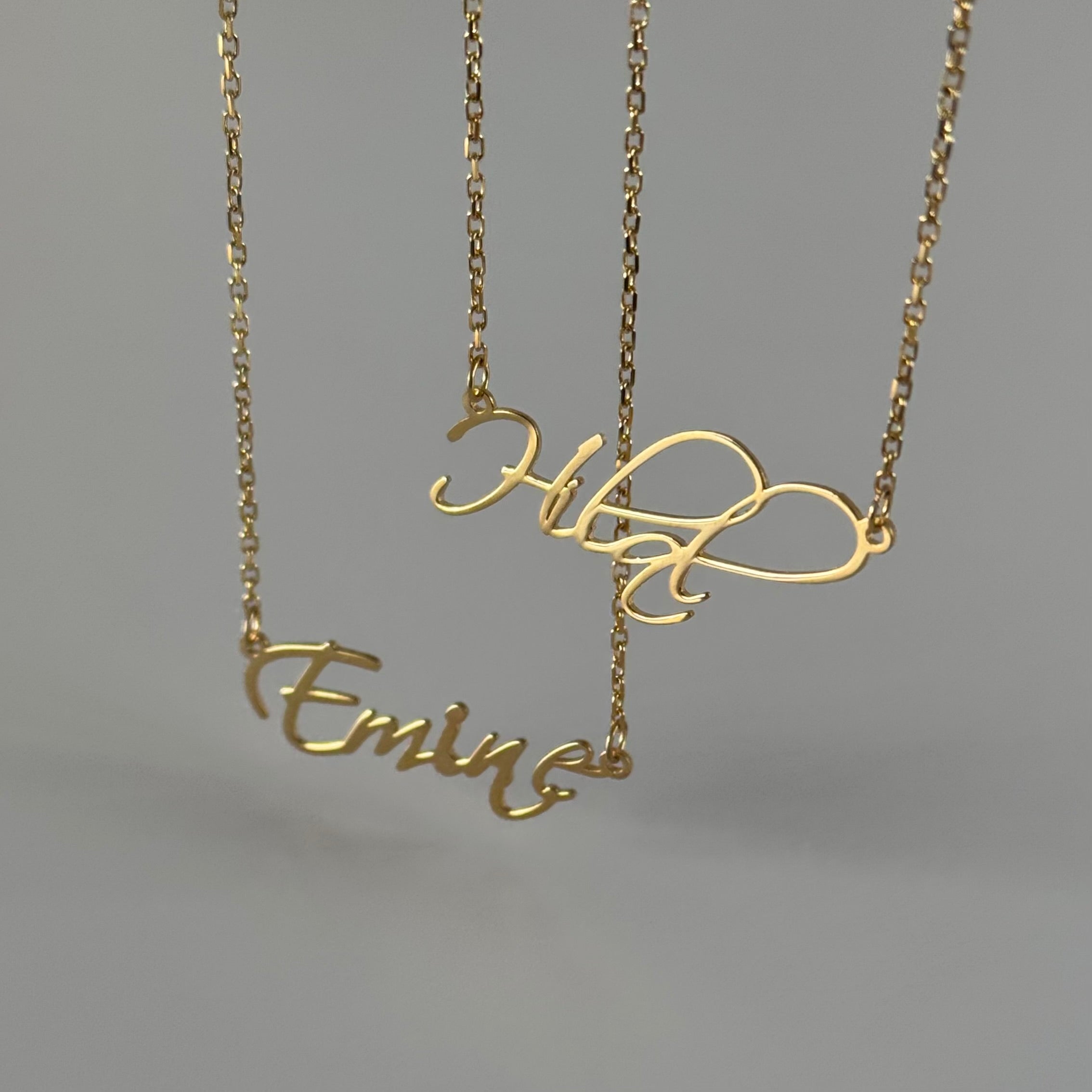 SCRIPT NAMENSKETTE | 925 SILBER