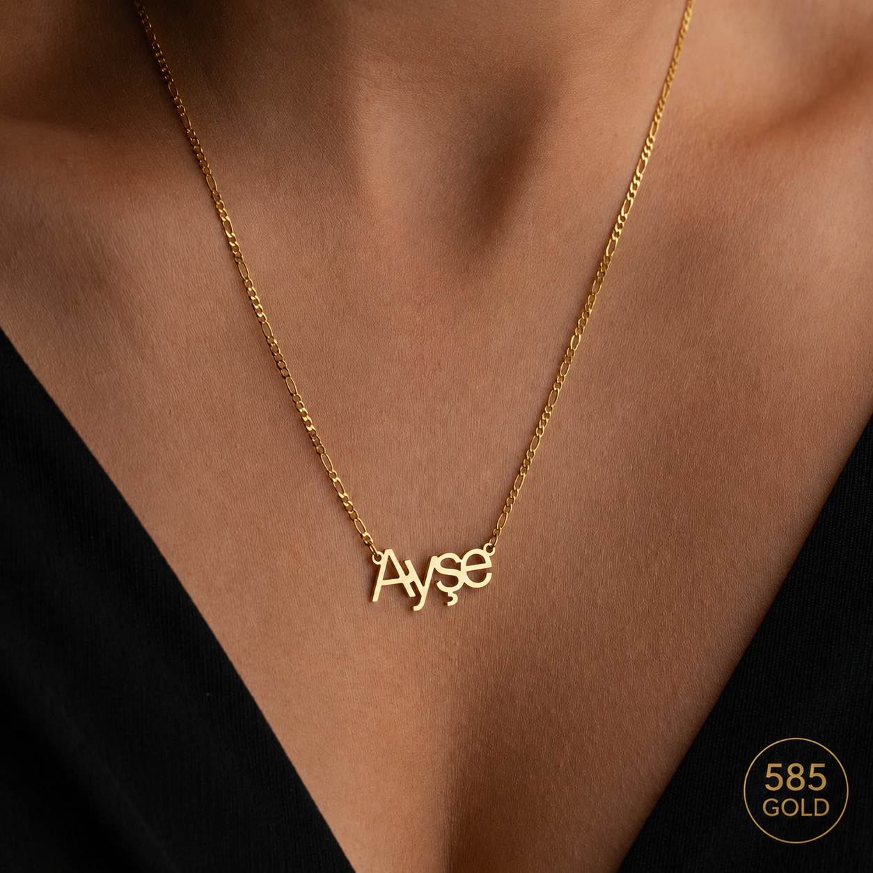 FIGARO NAMENSKETTE| 14K GOLD