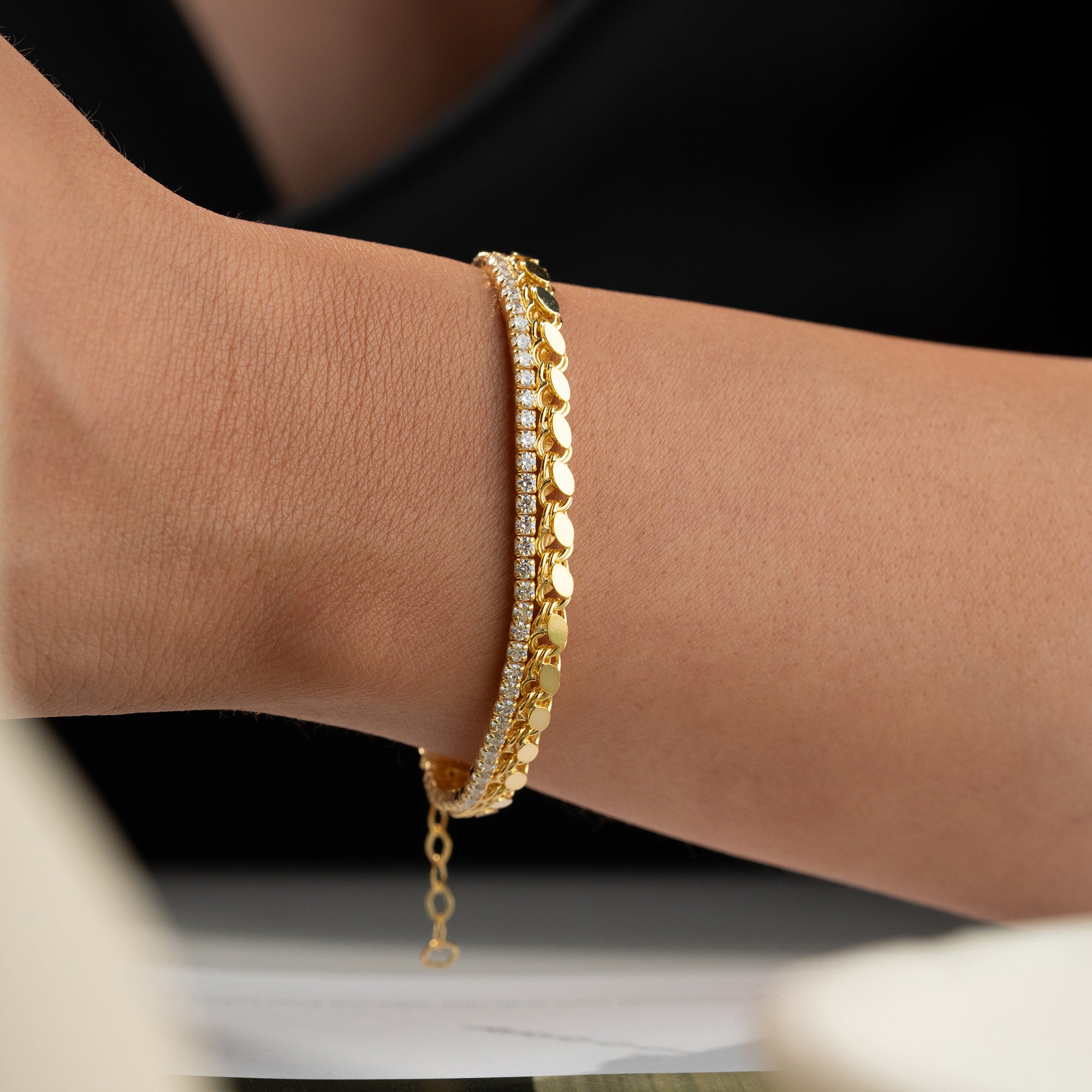 GERSTEN X ICED OUT ARMBAND | 925 SILBER