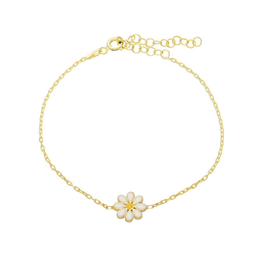 Kardelen MINIMAL DAISY ARMKETTE - 925 SILBER