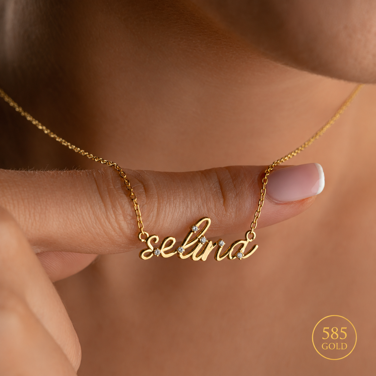 SHINE NAMENSKETTE | 14K GOLD
