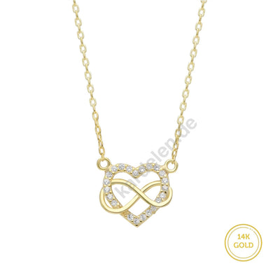 14K INFINITY LOVE HALSKETTE (8650446995799)