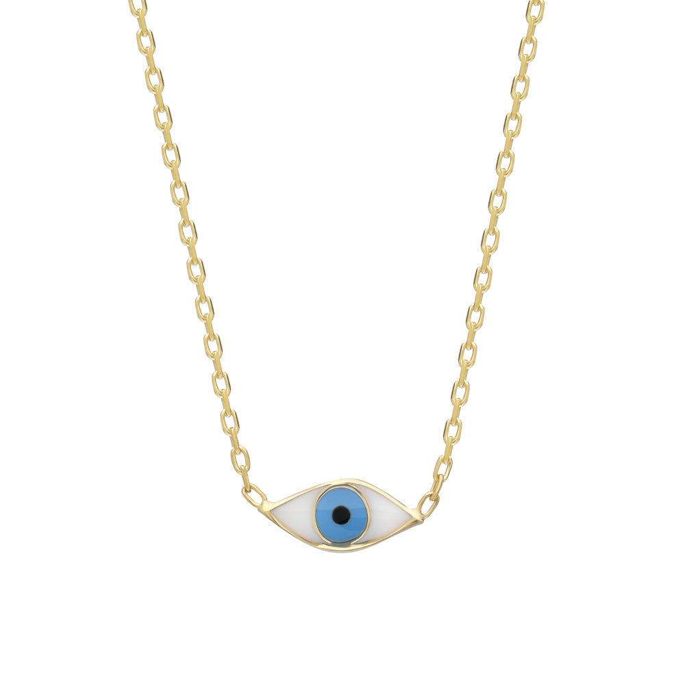 Kardelen COLORFULL MINI EYE NECKLACE - 925 SILBER