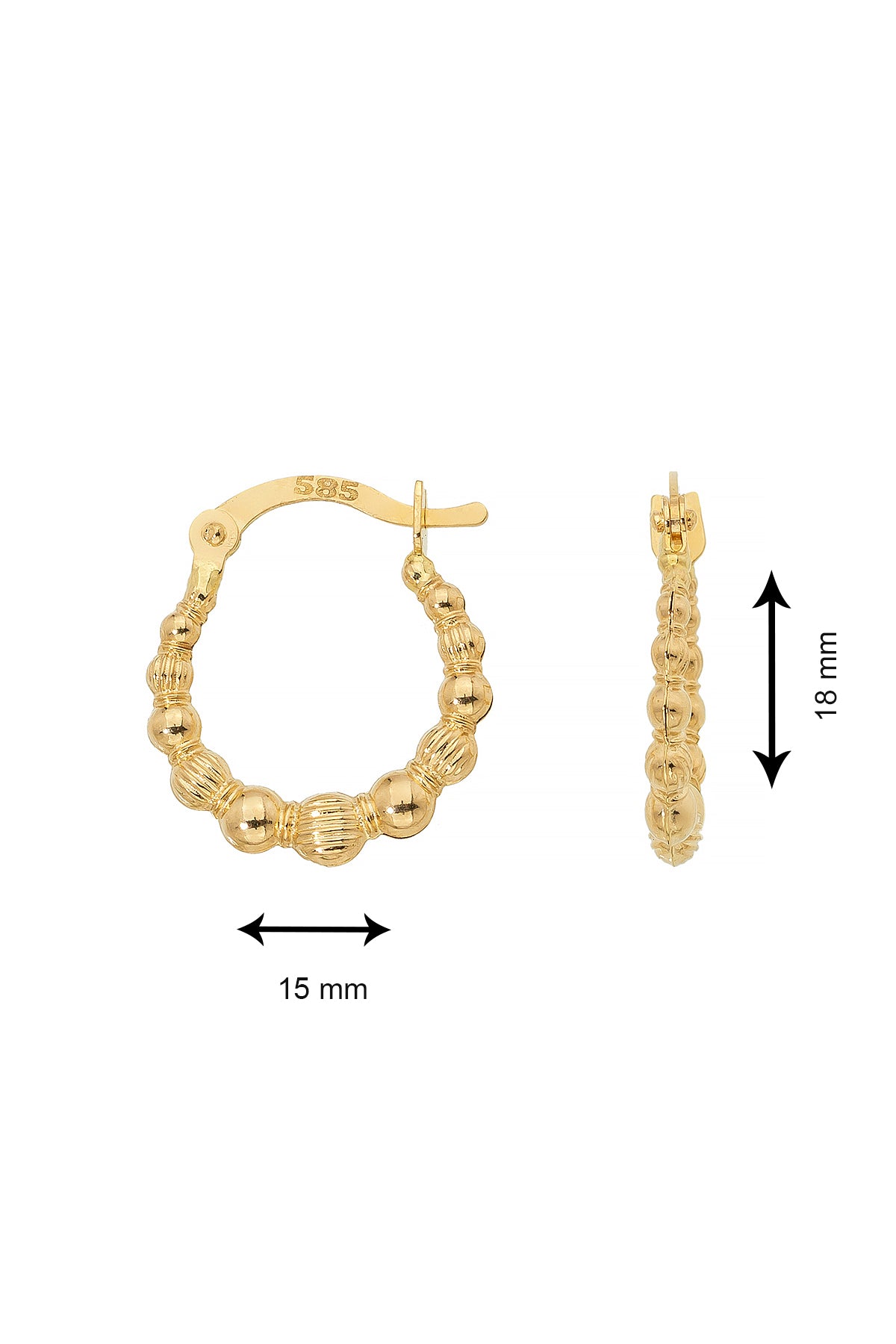 COCKLE OHRRINGE | 14K GOLD