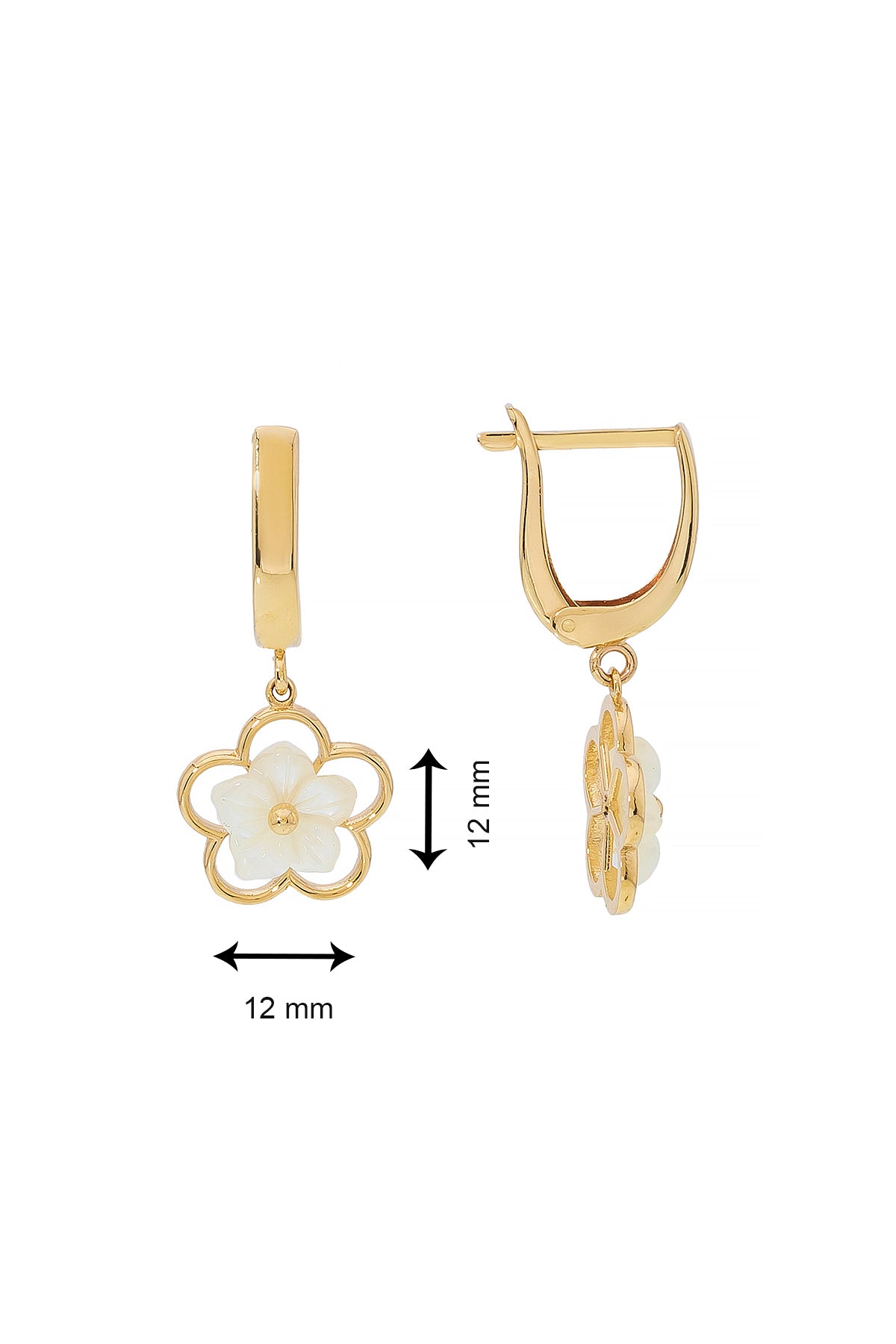 FLORA OHRRINGE | 14K GOLD