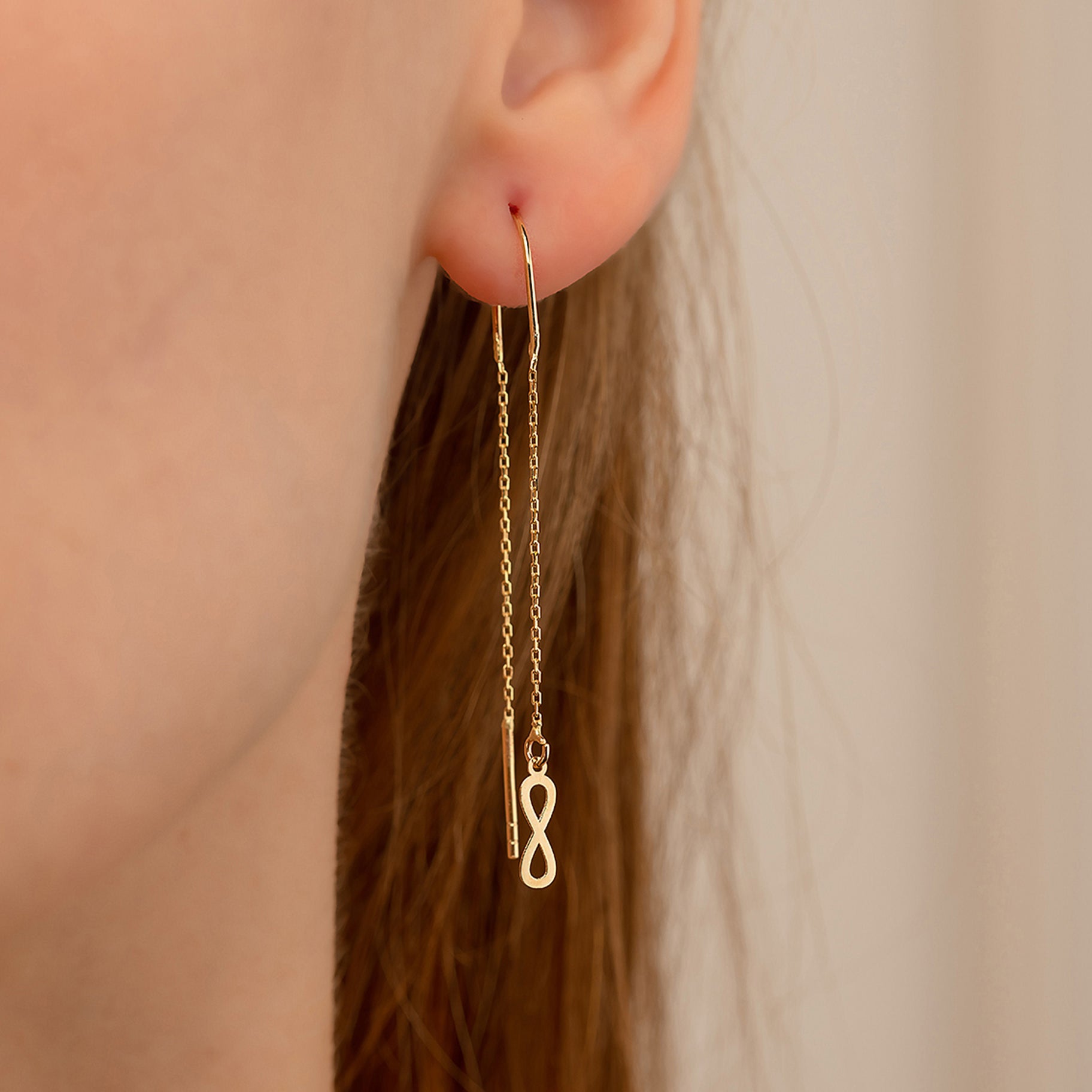 INFINITY OHRRINGE | 14K GOLD