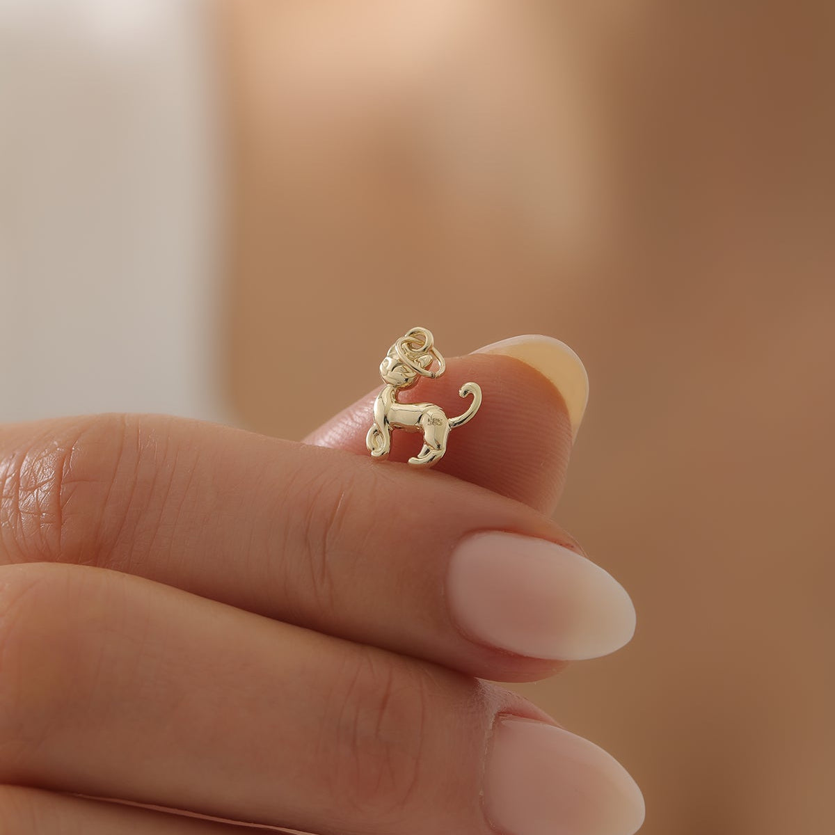 GLÜCKSKATZE-ANHÄNGER | 14K GOLD