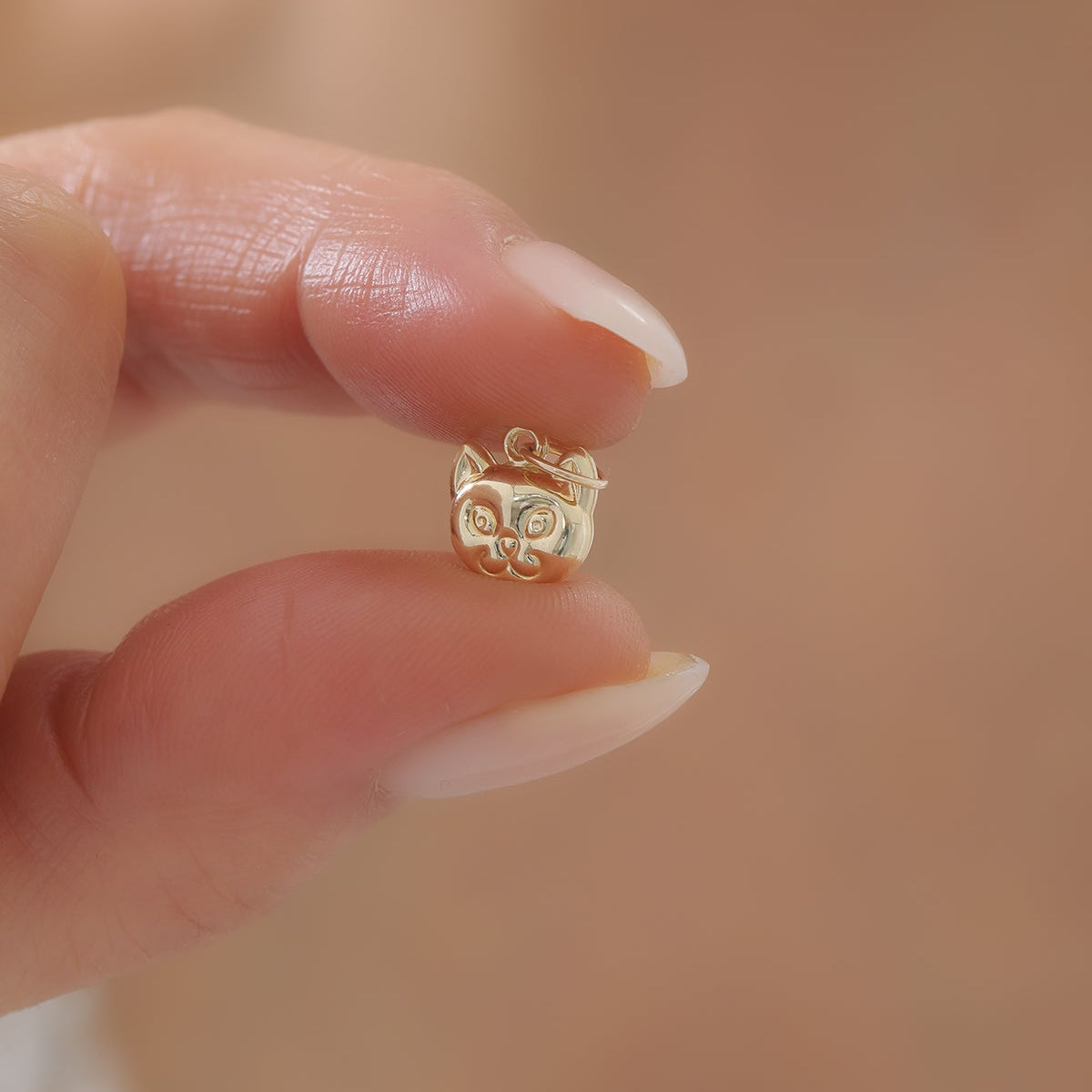 GLÜCKSKATZE-ANHÄNGER | 14K GOLD