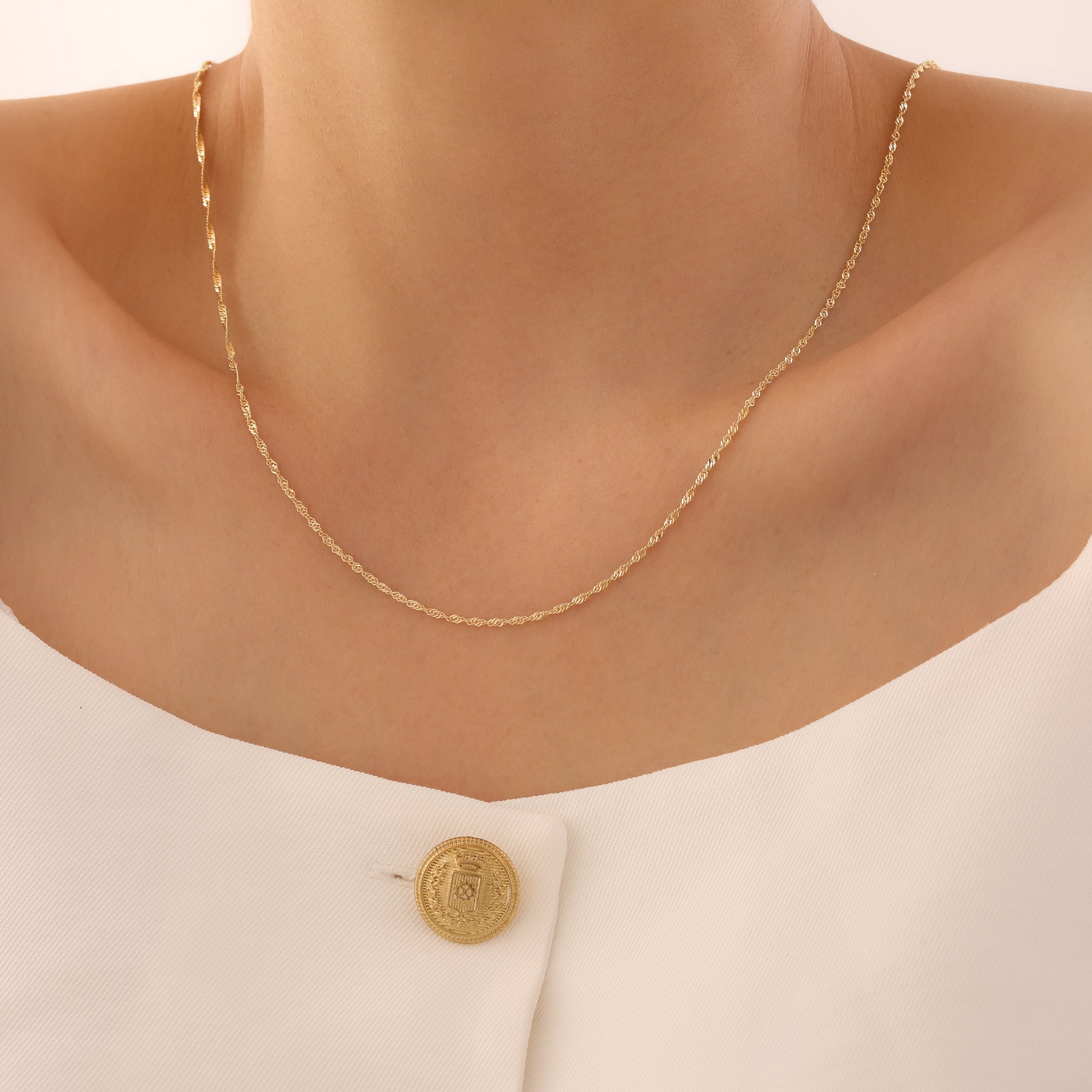 GEDREHTE HALSKETTE | 14K GOLD