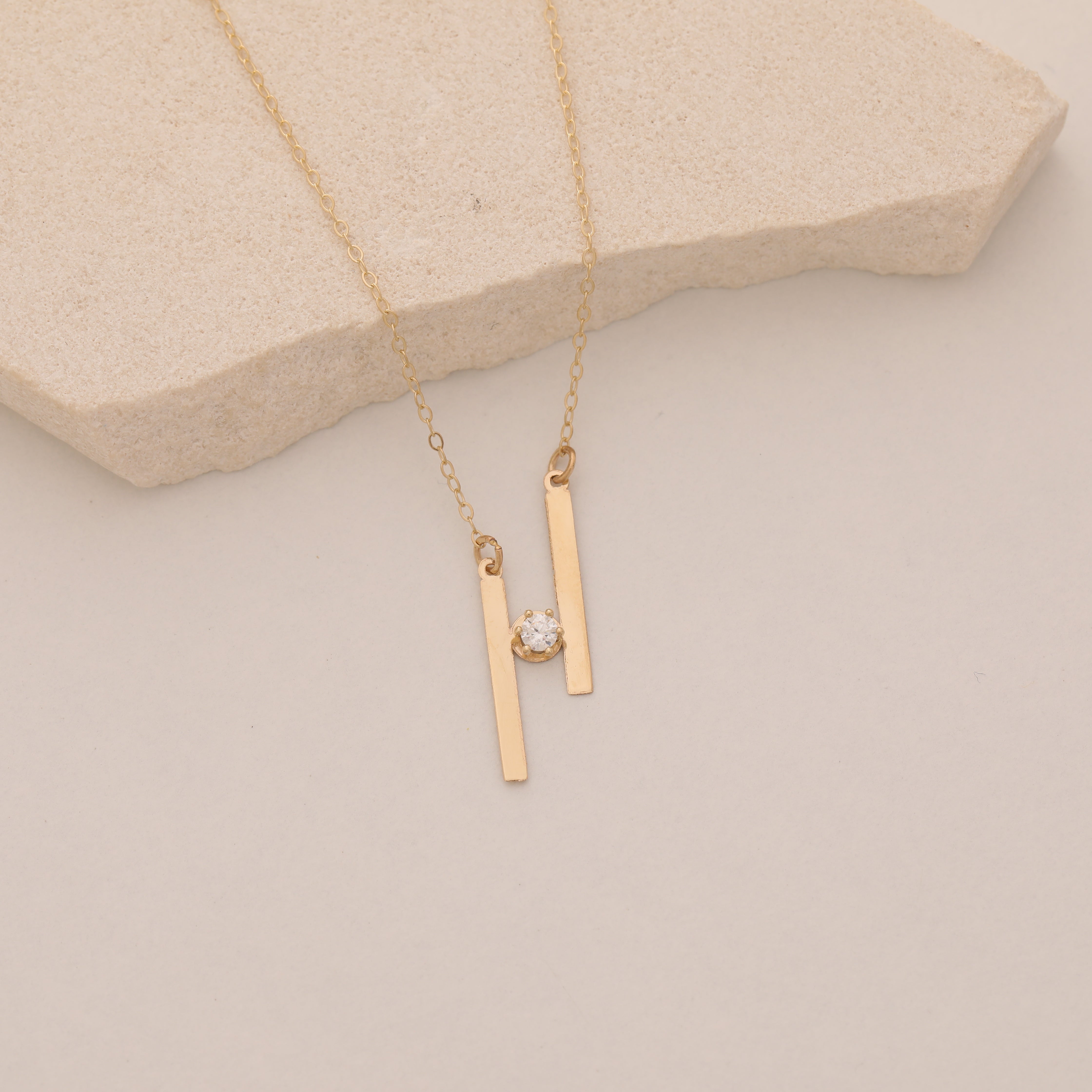 BALANCE HALSKETTE MIT ZİRKONSTEIN | 14K GOLD