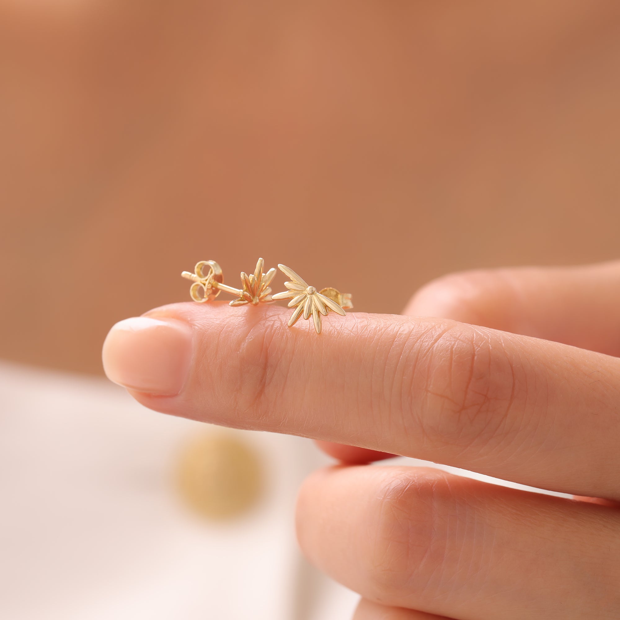 MINIMALE SONNENUNTERGANG-OHRRINGE | 14K GOLD