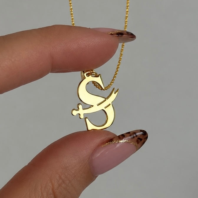 ZÜLFIKAR BUCHSTABEN HALSKETTE| 925 SILBER