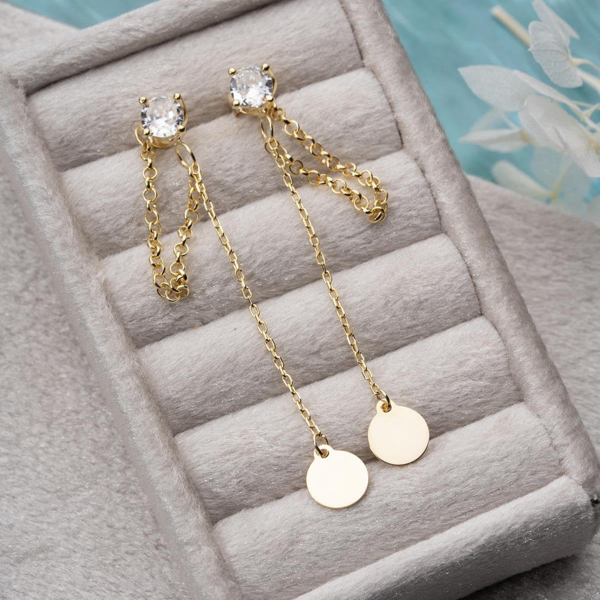 LUNA PLÄTTCHEN OHRRINGE | 925 SILBER