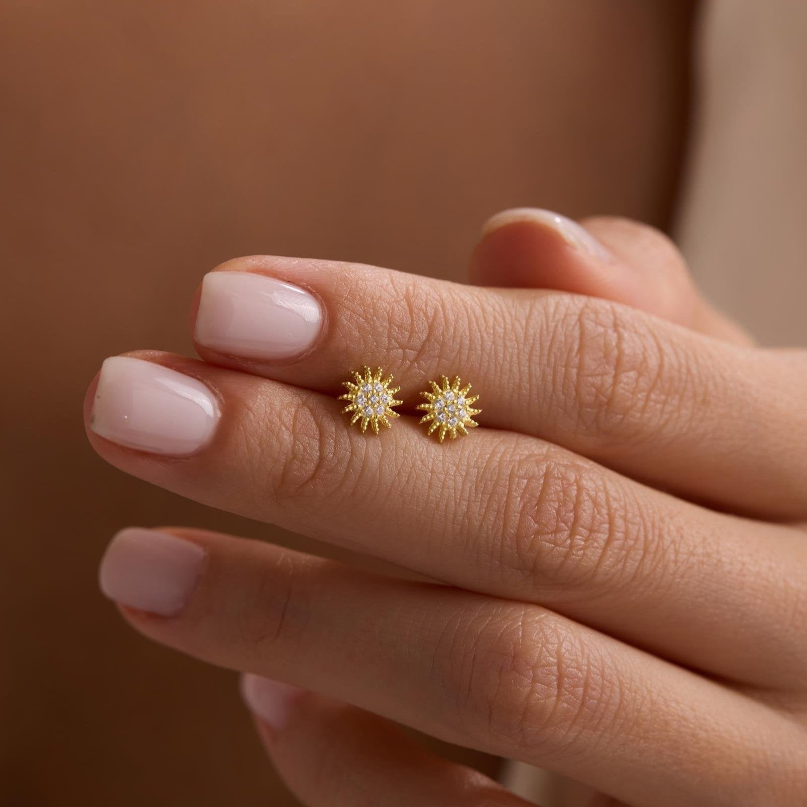 MINI SUN OHRRINGE | 925 SILBER