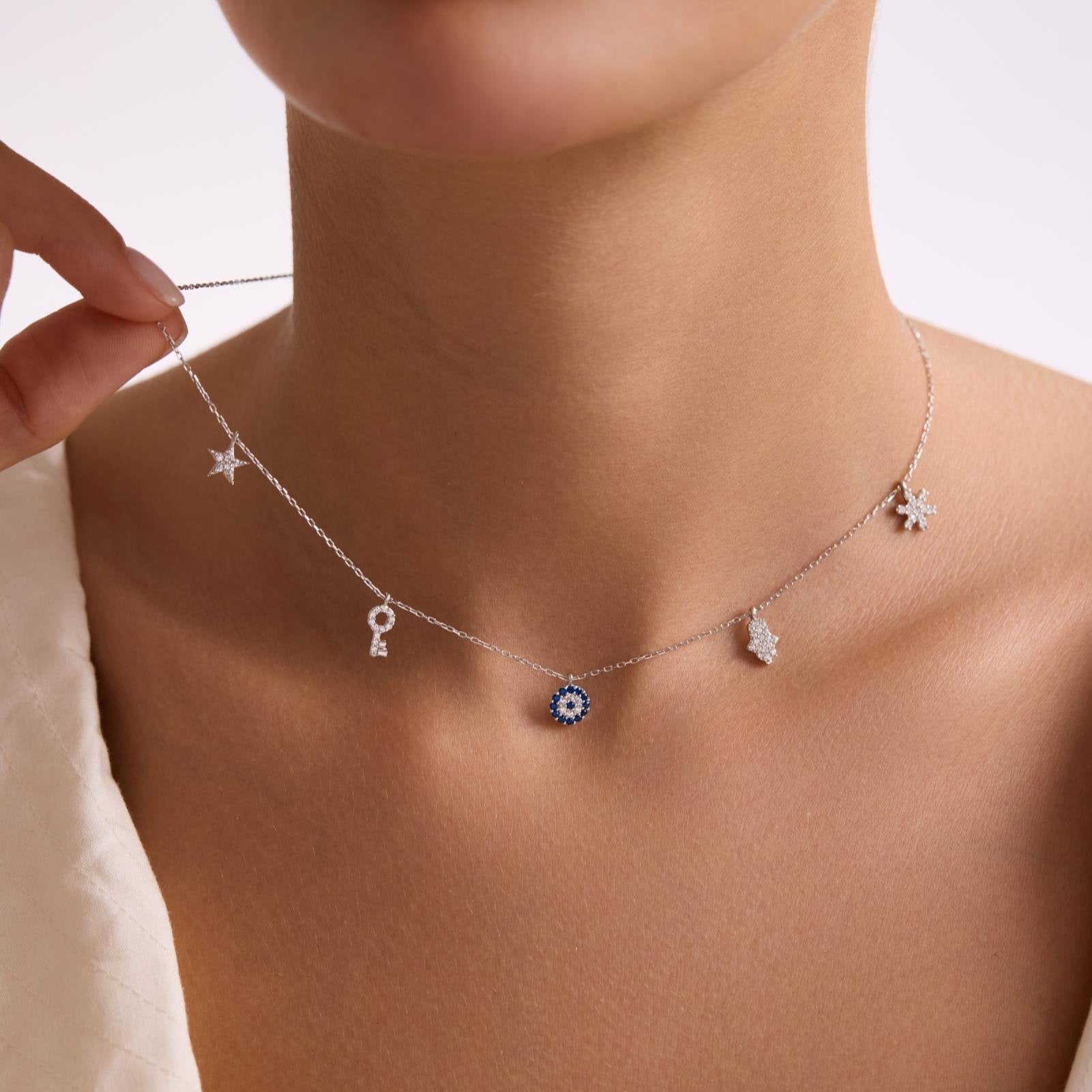 GLÜCKS CHARM KETTE | 925 SILBER