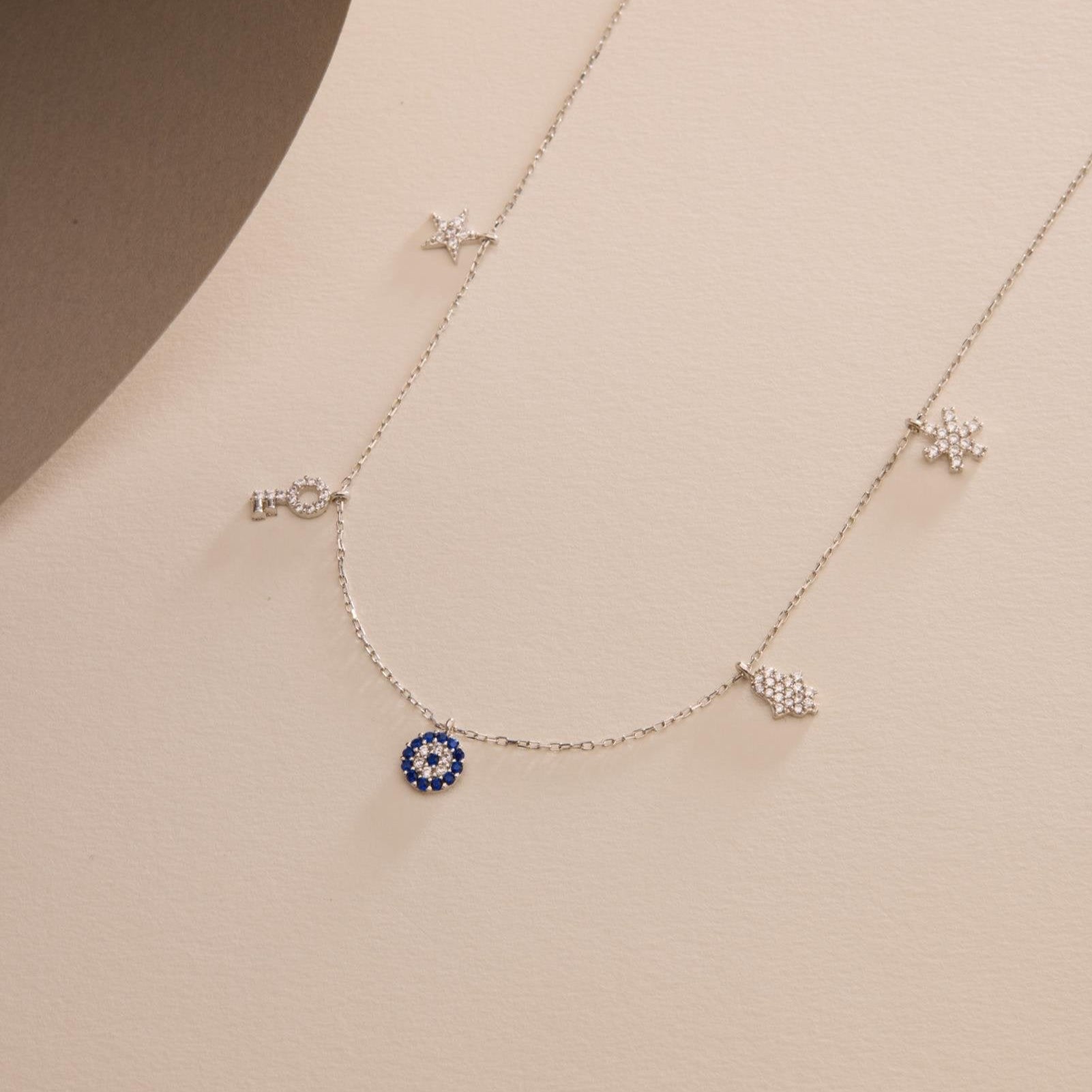 GLÜCKS CHARM KETTE | 925 SILBER