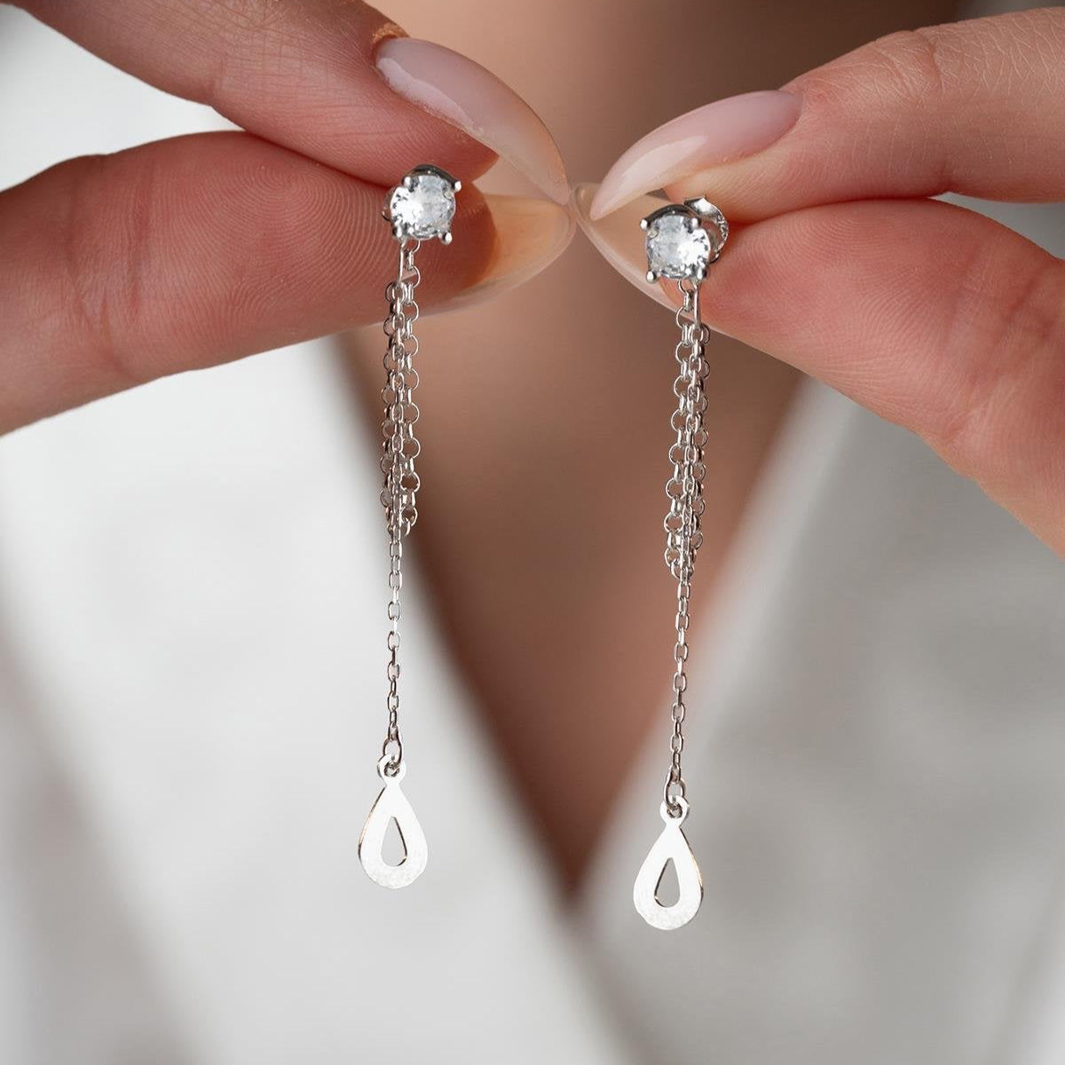 LUNA DROP OHRRINGE | 925 SILBER