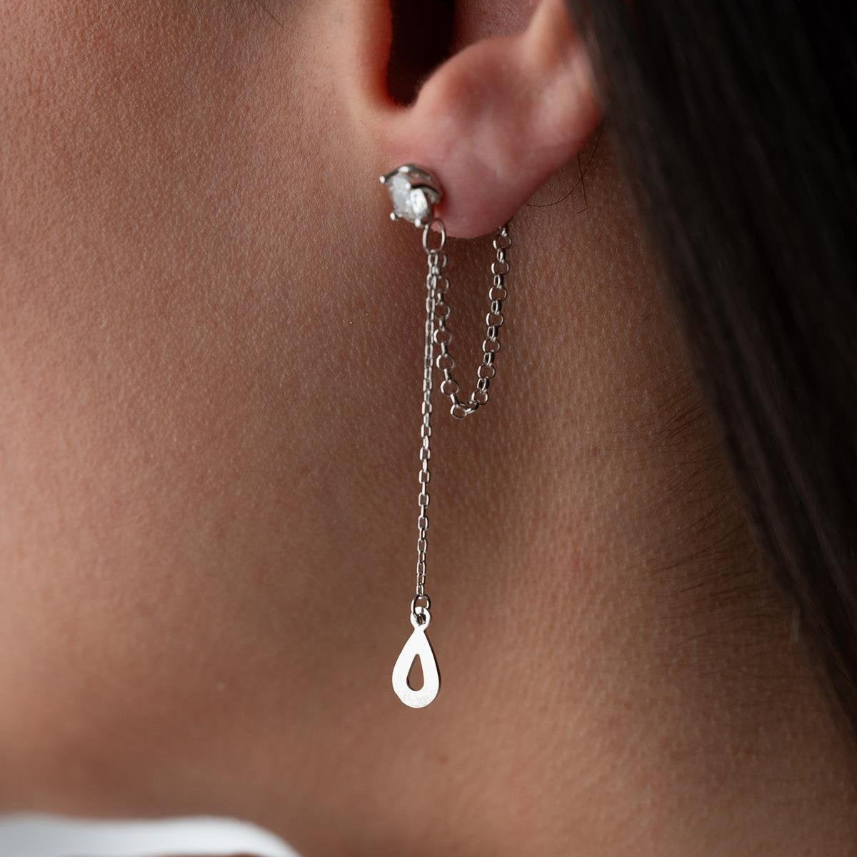 LUNA DROP OHRRINGE | 925 SILBER