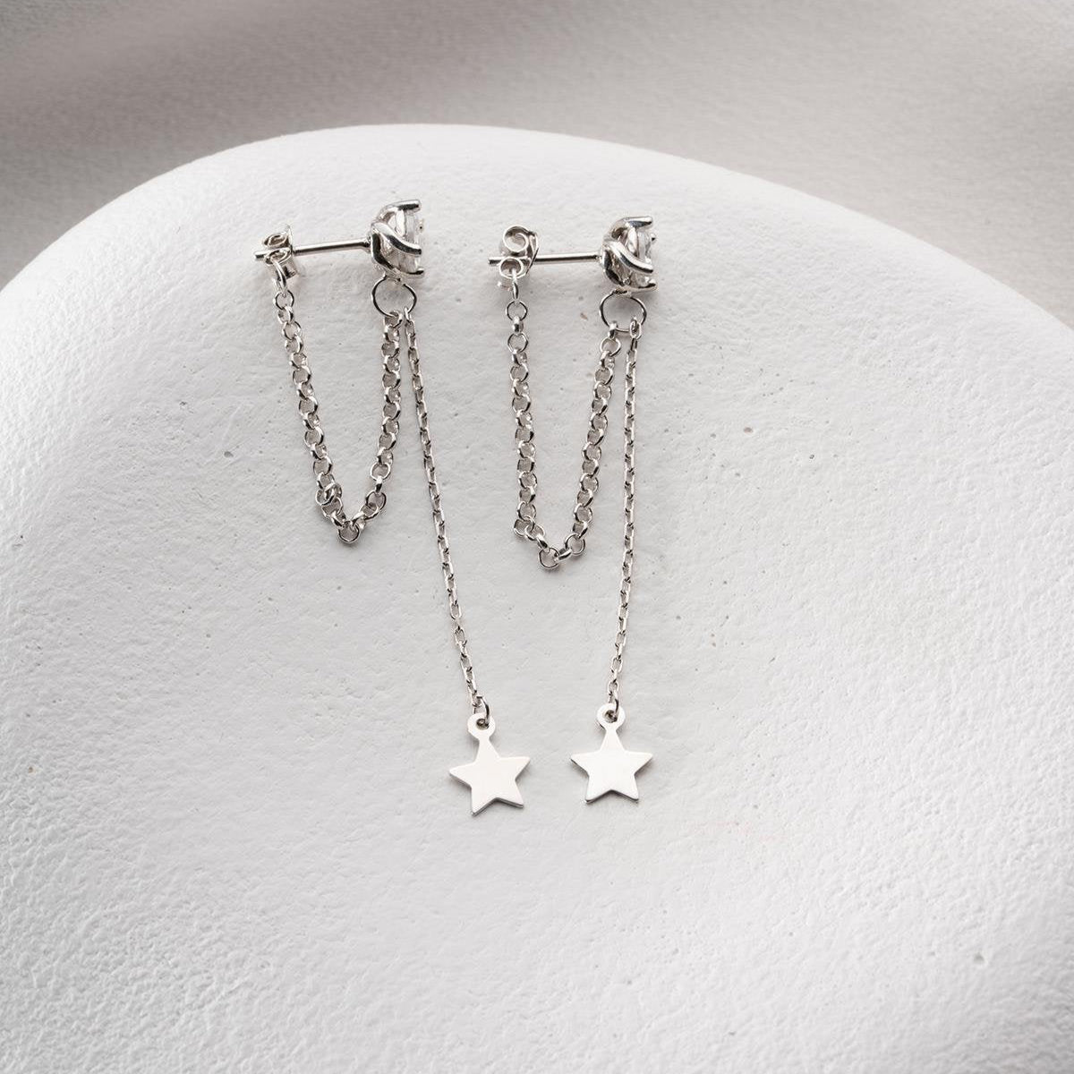 LUNA STERN OHRRINGE | 925 SILBER