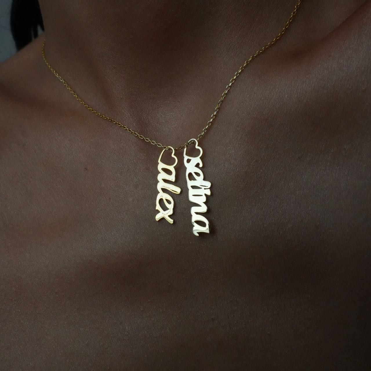 DUO HEART NAME NECKLACE (8744823193943)