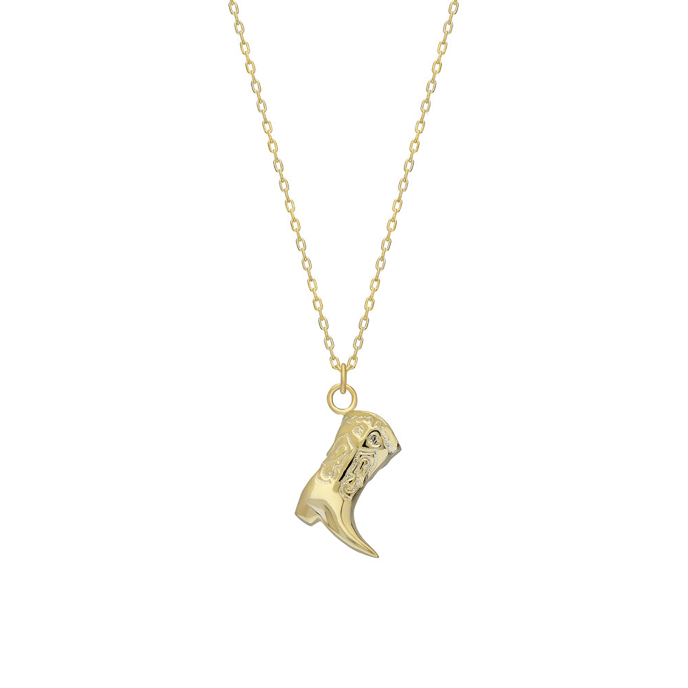 Kardelen BOOT NECKLACE - 925 SILBER