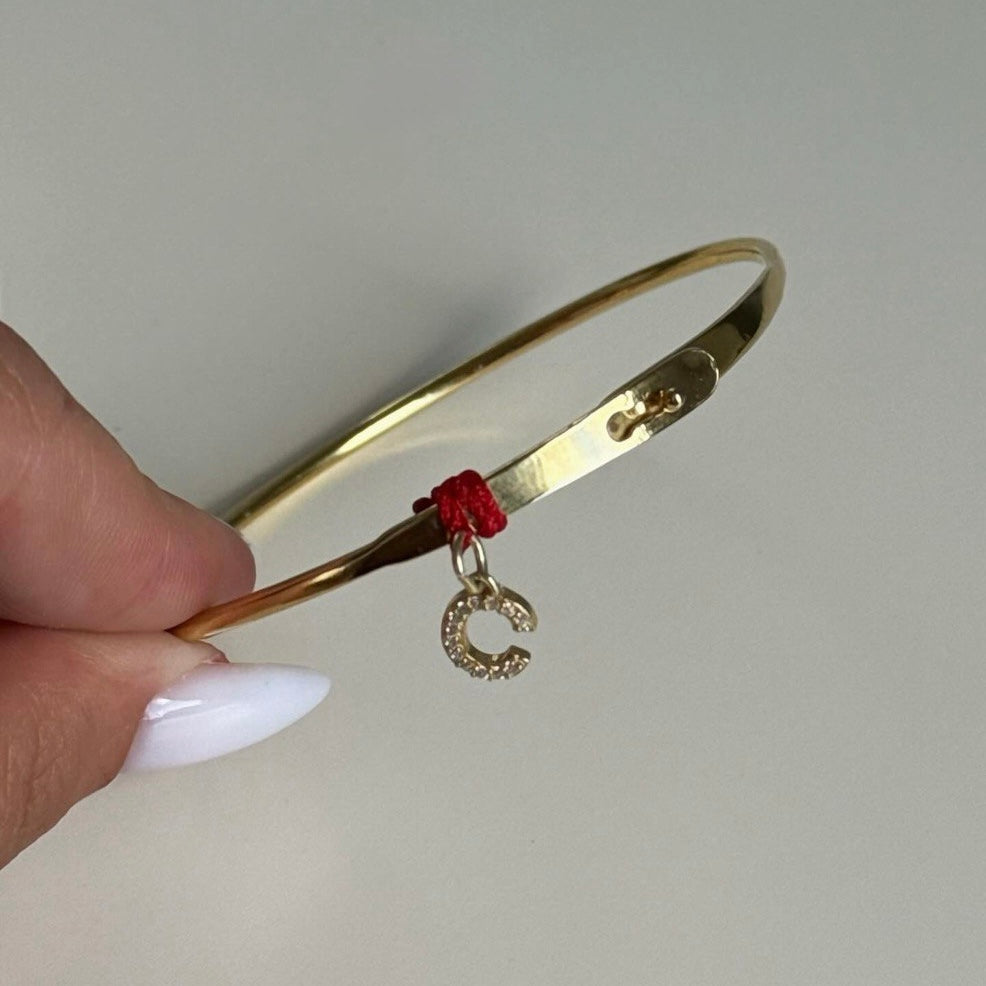 INFINITY BUCHSTABEN ARMREIFE | 925 SILBER