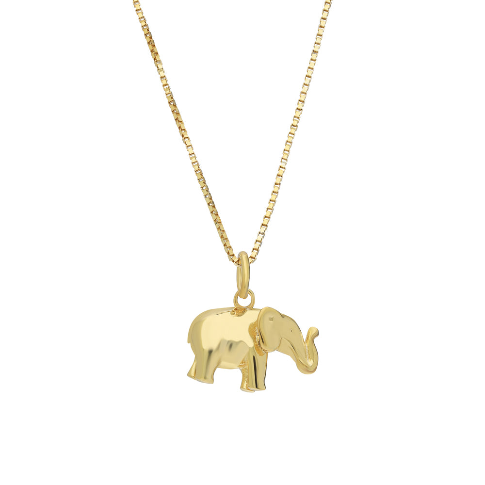 MINIMAL ELEPHANT NECKLACE - 925 SILBER