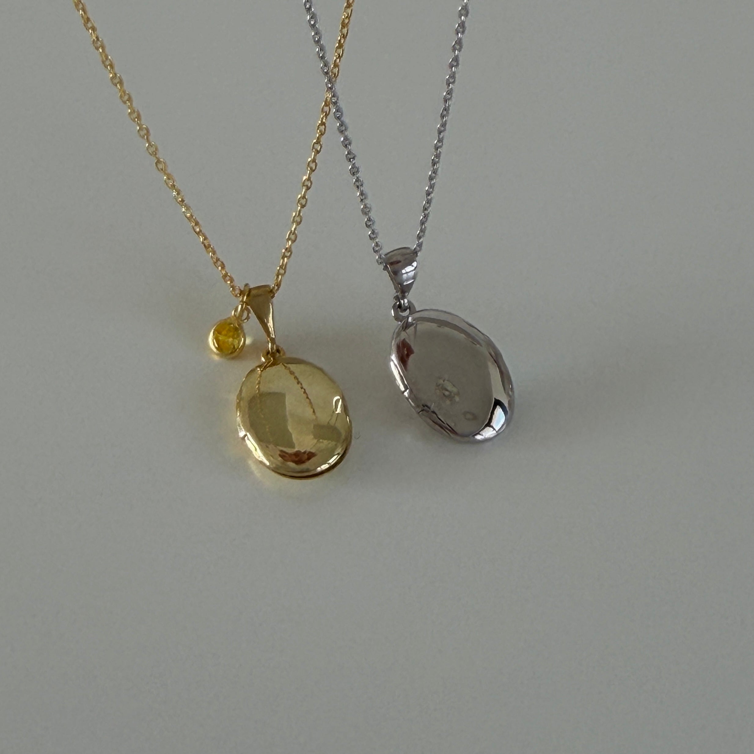OVAL PHOTO HALSKETTE | 925 SILBER