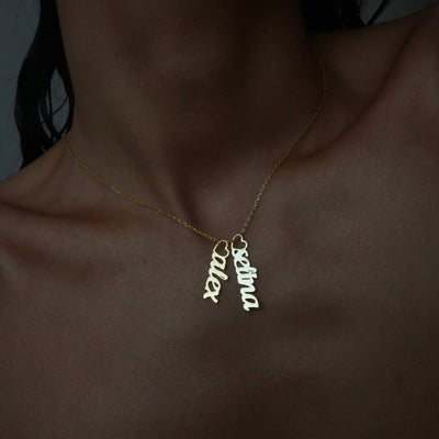 DUO HEART NAME NECKLACE (8744823193943)