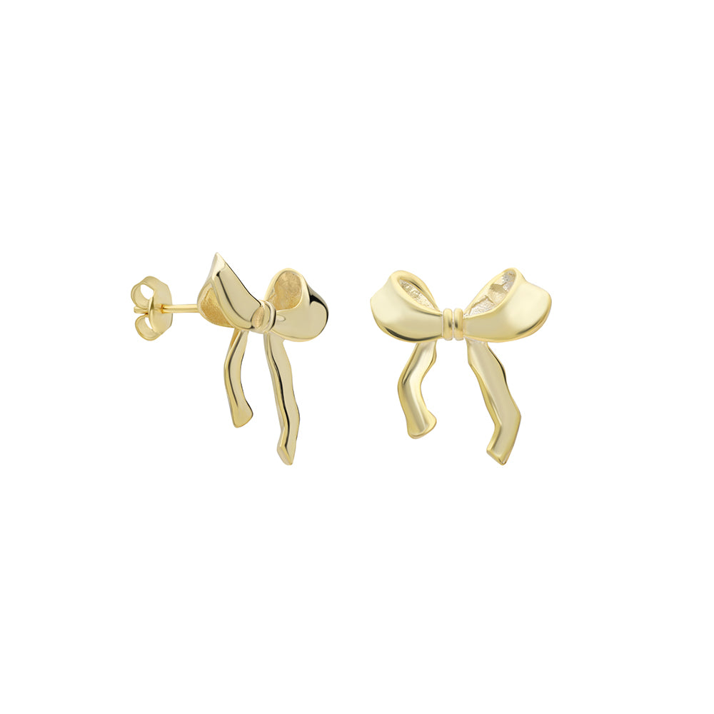 BOW EARRING - 925 SILBER