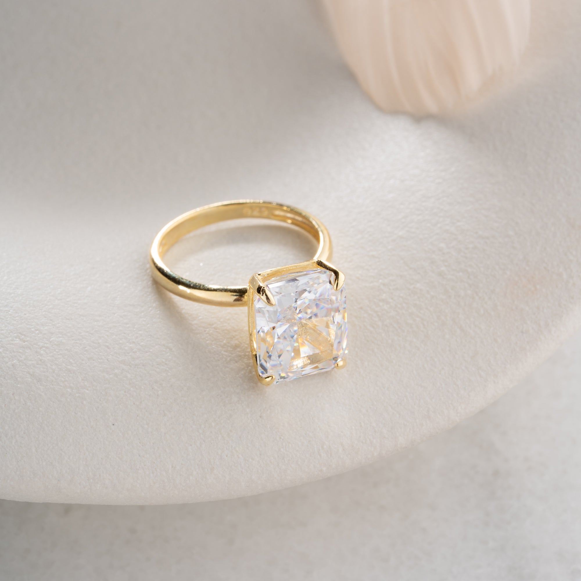 GROSSES QUADRAT RING | 925 SILBER