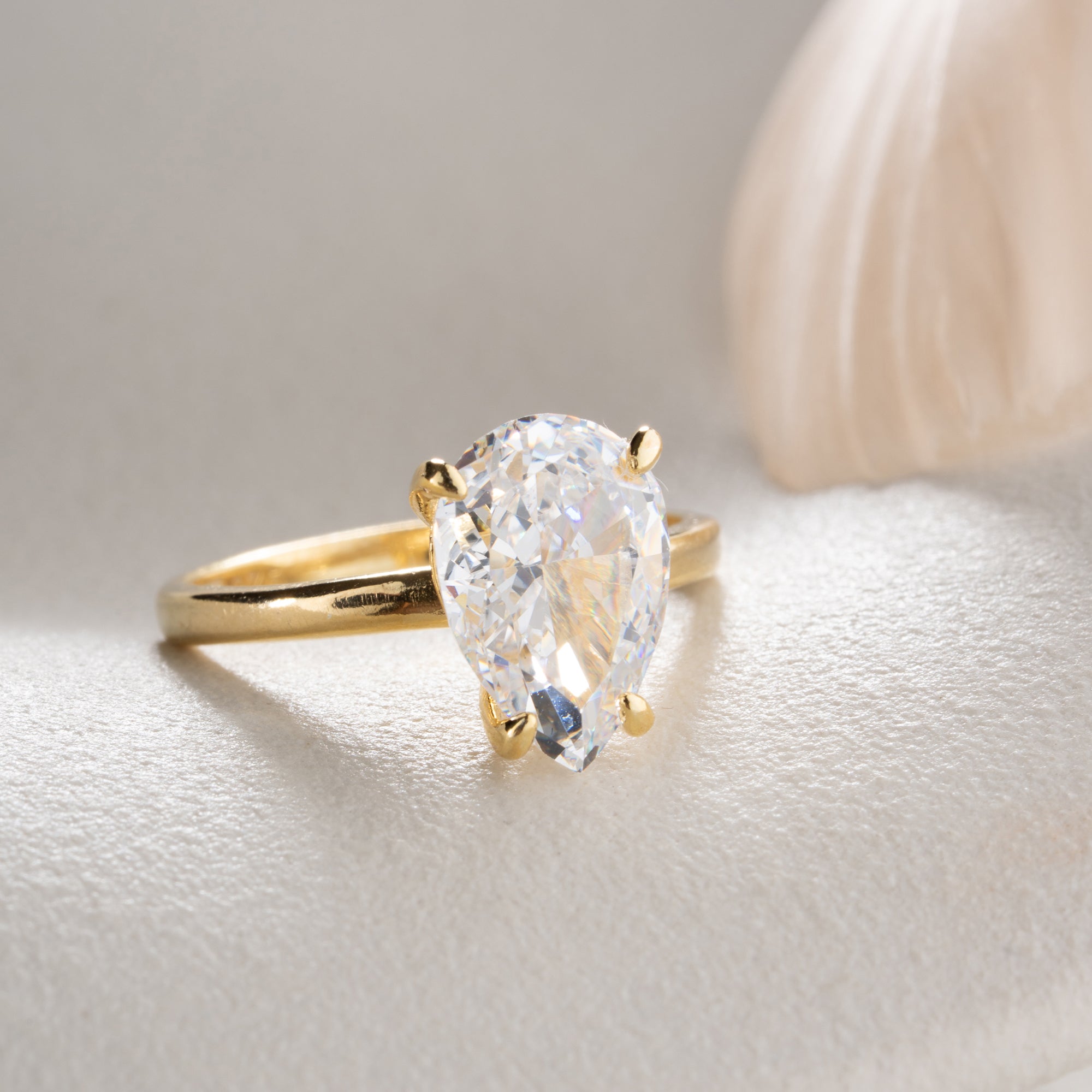 TROPFENSTEIN RING | 925 SILBER