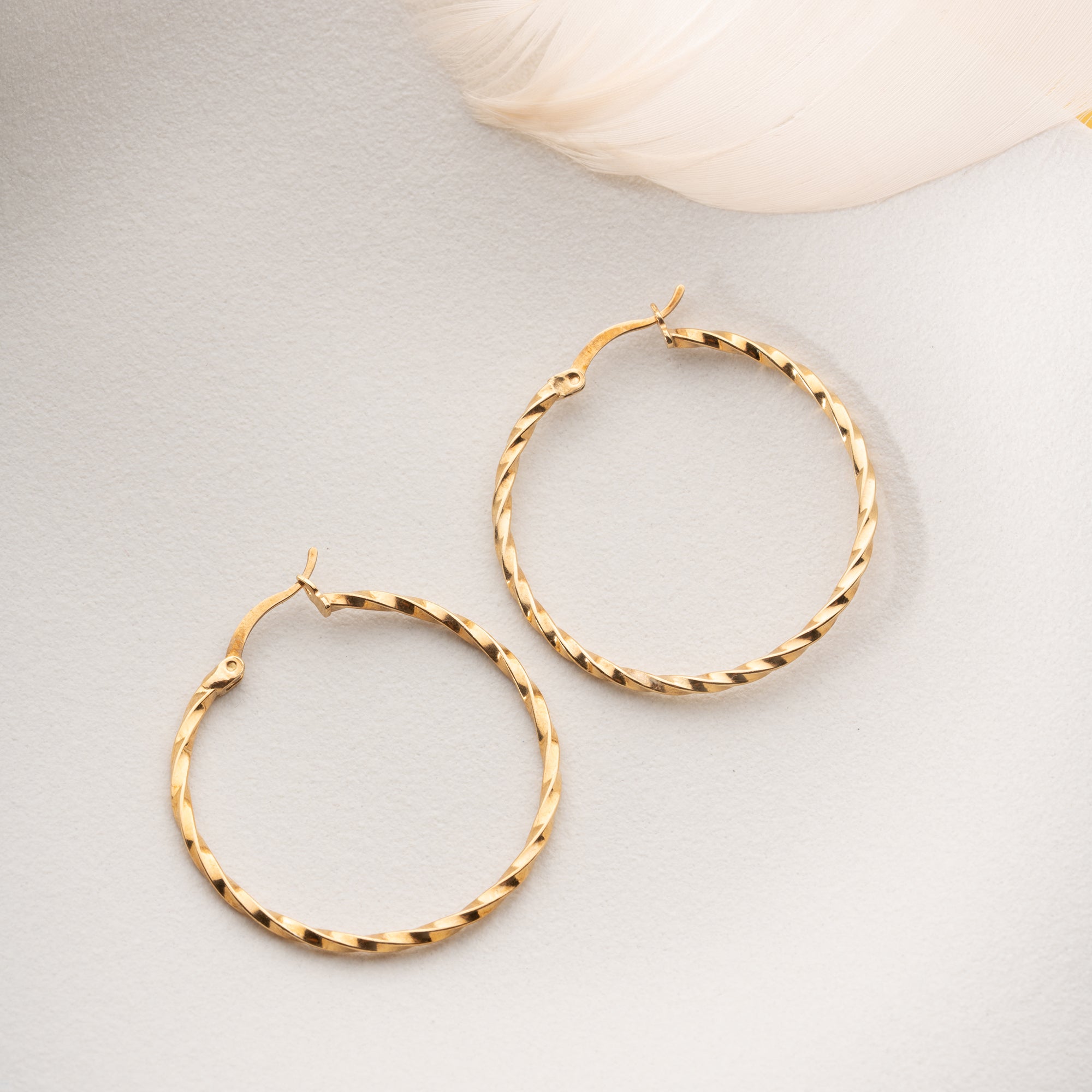 SPIRALE OHRRINGE | 925 SILBER